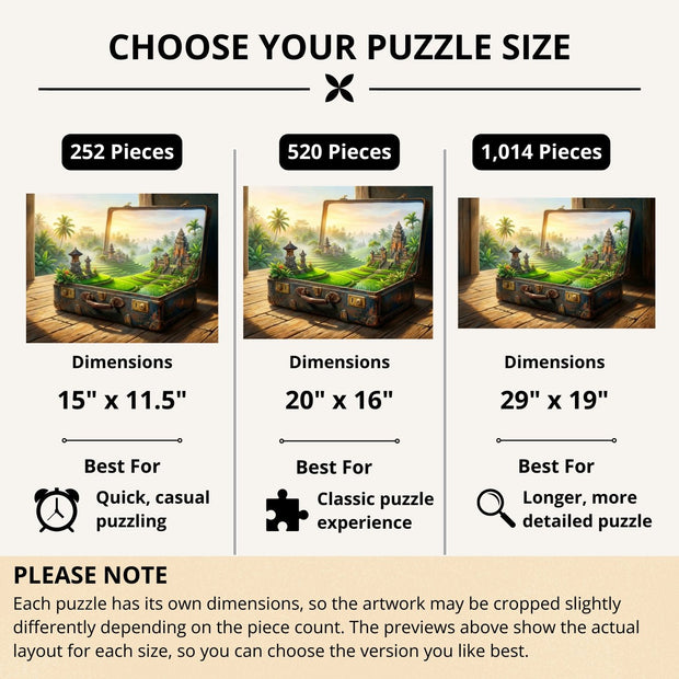 Misty Highlands of Bali Puzzle by Novelle & Co