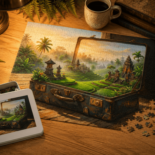 Misty Highlands of Bali Puzzle by Novelle & Co