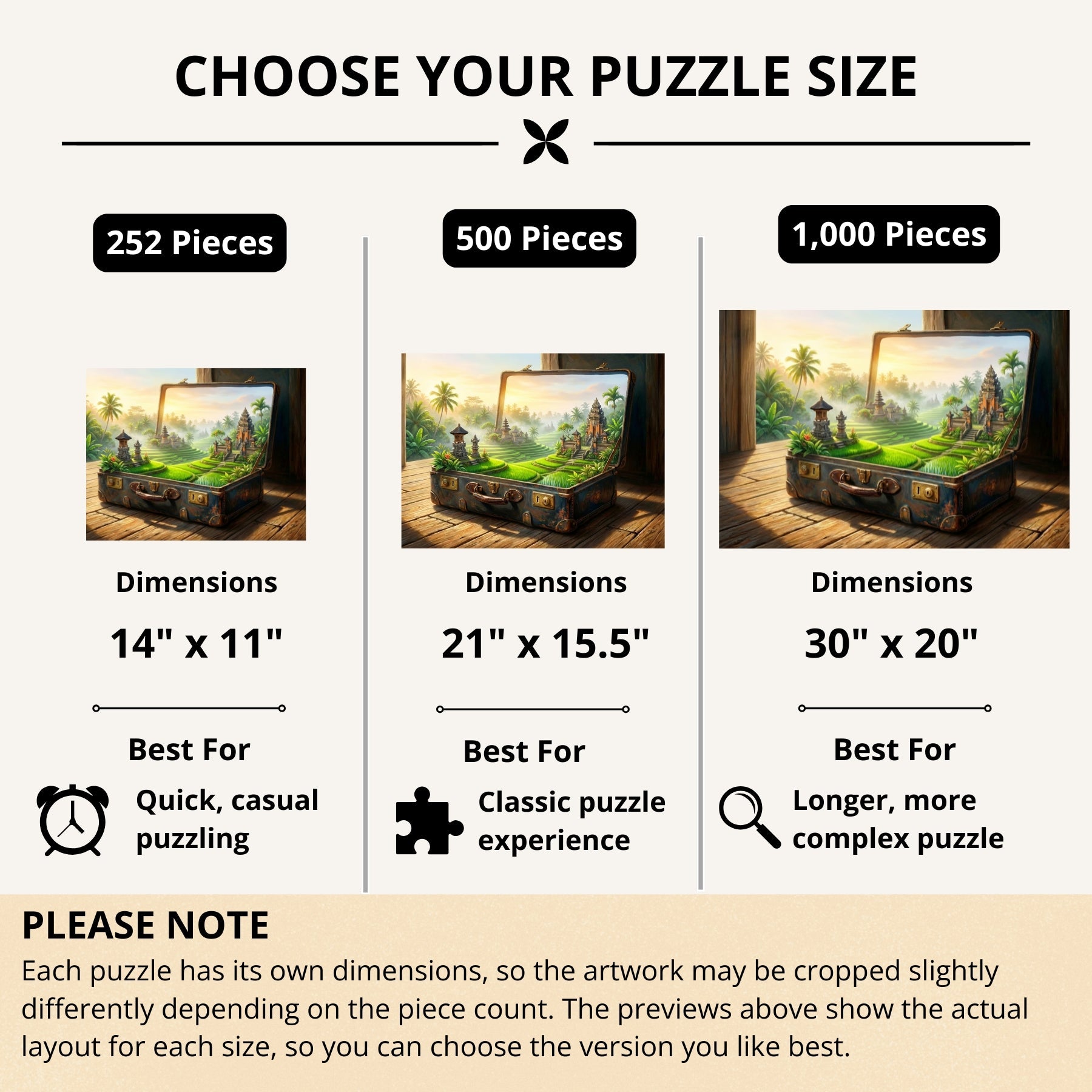 Misty Highlands of Bali Puzzle by Novelle & Co