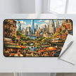 New York Cityscape Desk Mat by Novelle & Co