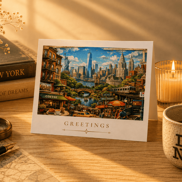 New York Cityscape Greeting Card Set by Novelle & Co