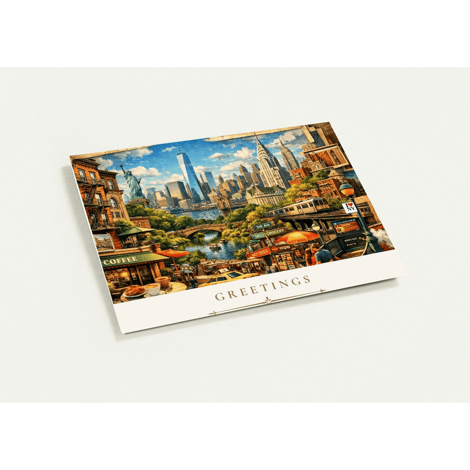 New York Cityscape Greeting Card Set by Novelle & Co