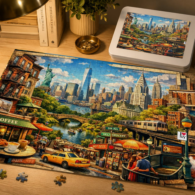 New York Cityscape Puzzle by Novelle & Co