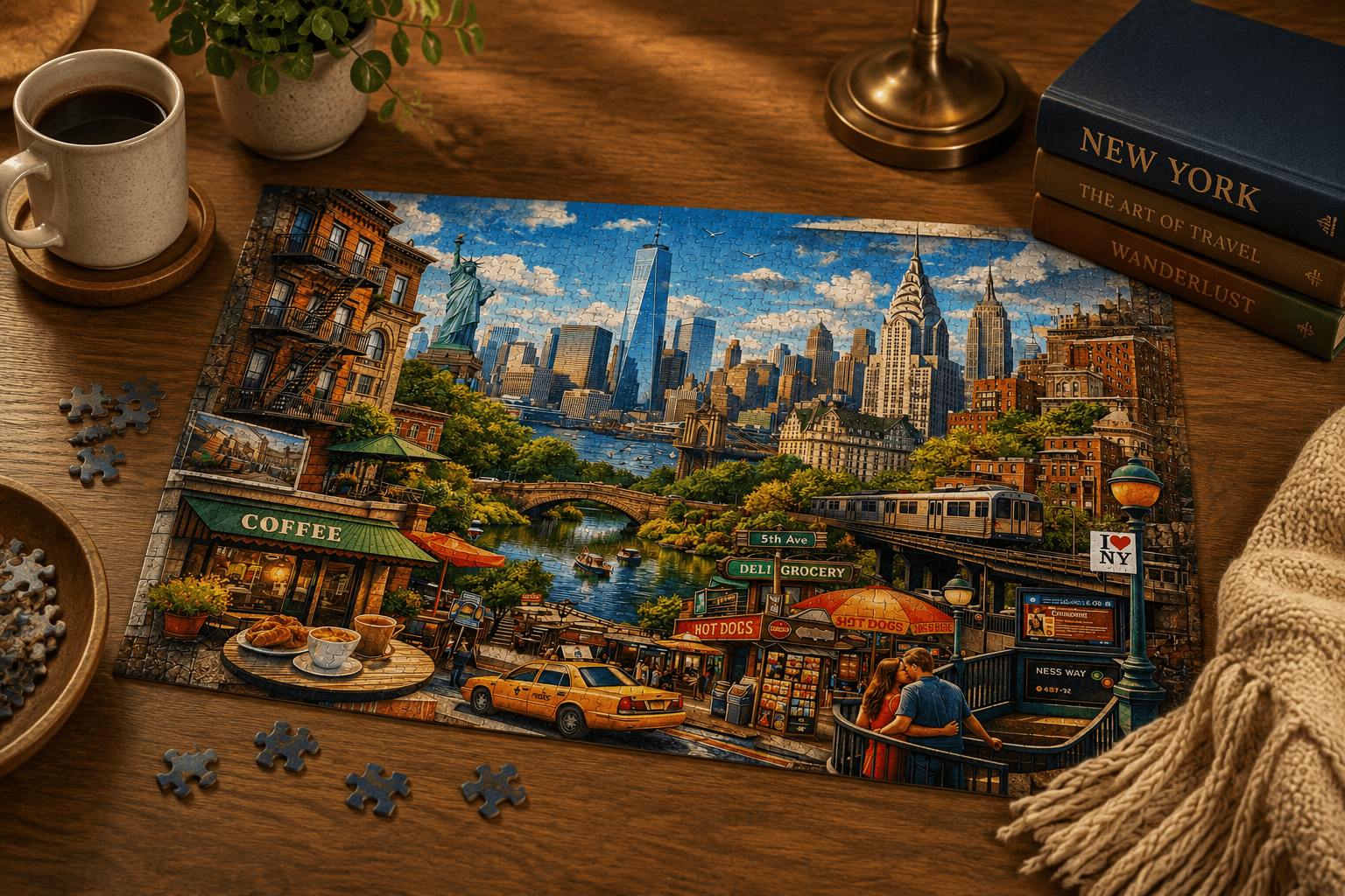 New York Cityscape Puzzle by Novelle & Co
