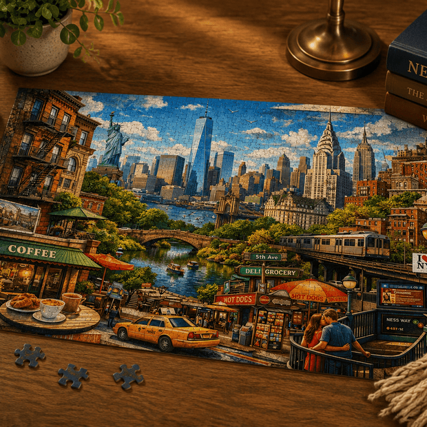 New York Cityscape Puzzle by Novelle & Co