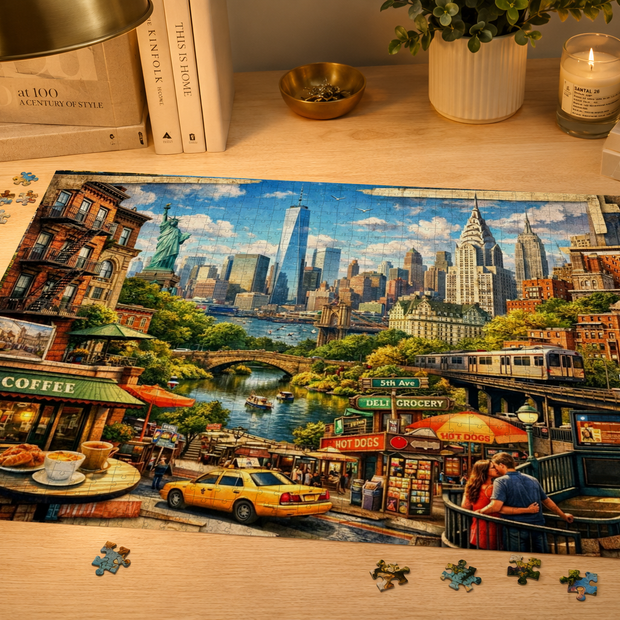 New York Cityscape Puzzle by Novelle & Co