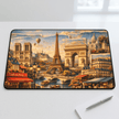 Paris Cityscape Desk Mat by Novelle & Co