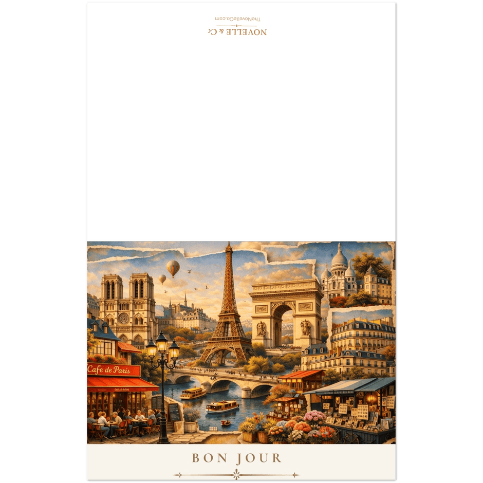 Paris Cityscape Greeting Card Set by Novelle & Co