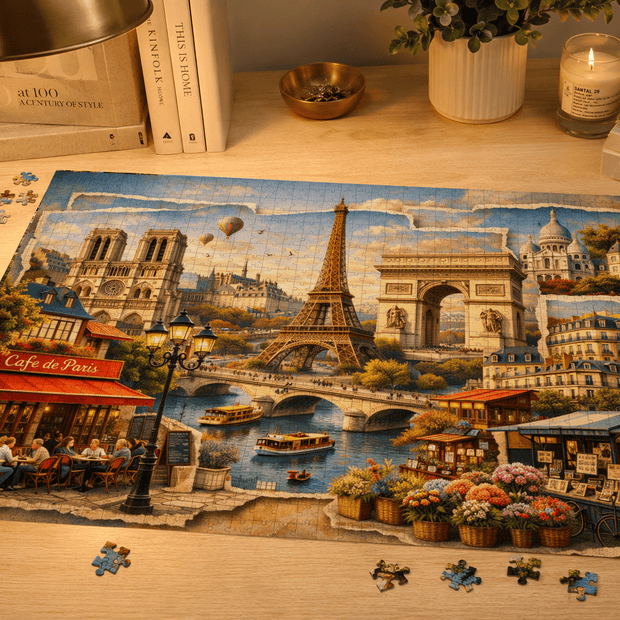 Paris Cityscape Puzzle by Novelle & Co