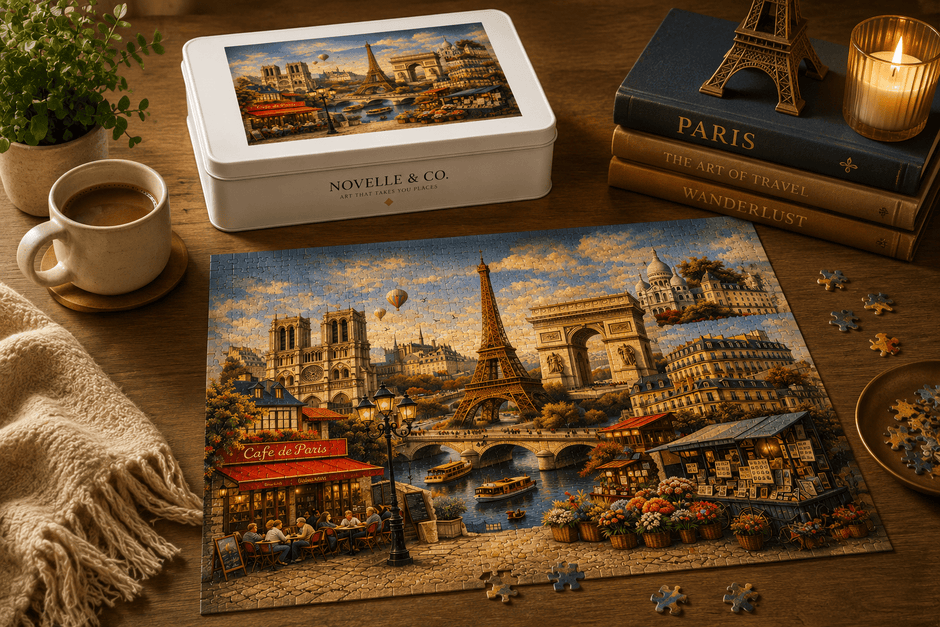 Paris Cityscape Puzzle by Novelle & Co