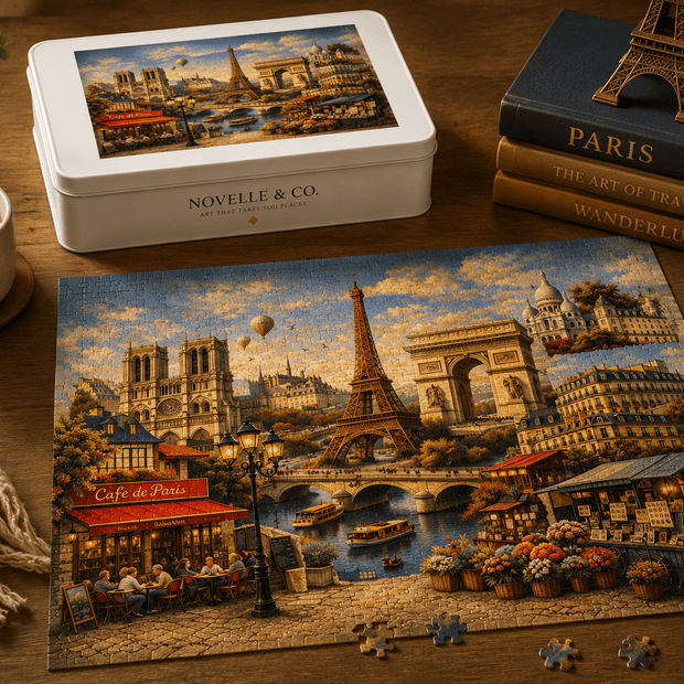 Paris Cityscape Puzzle by Novelle & Co