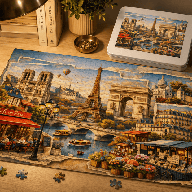 Paris Cityscape Puzzle by Novelle & Co