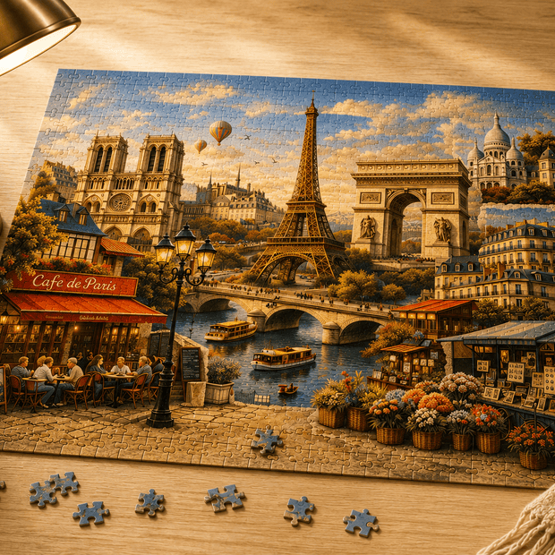 Paris Cityscape Puzzle by Novelle & Co
