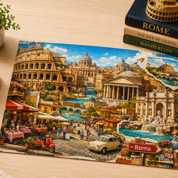 Rome Cityscape Puzzle by Novelle & Co