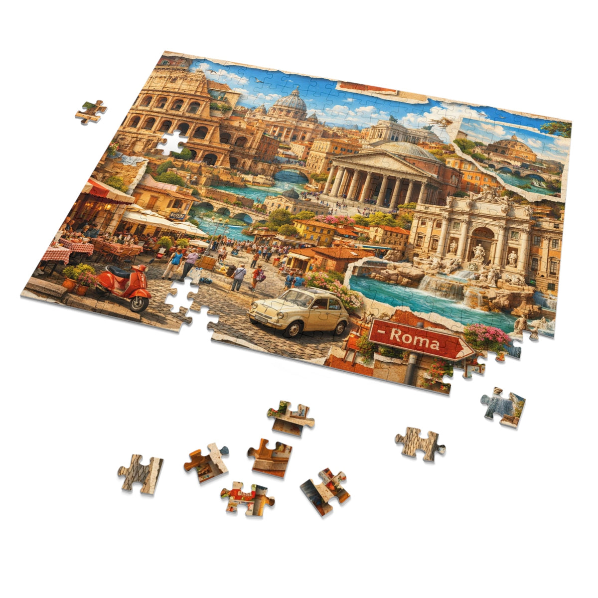 Rome Cityscape Puzzle by Novelle & Co
