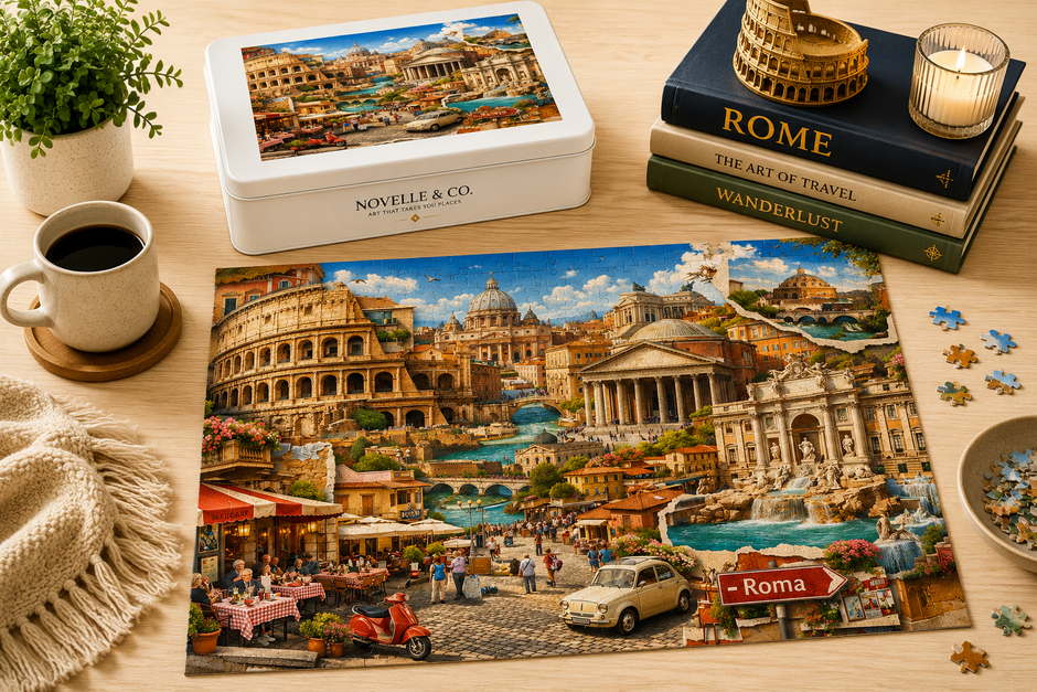 Rome Cityscape Puzzle by Novelle & Co