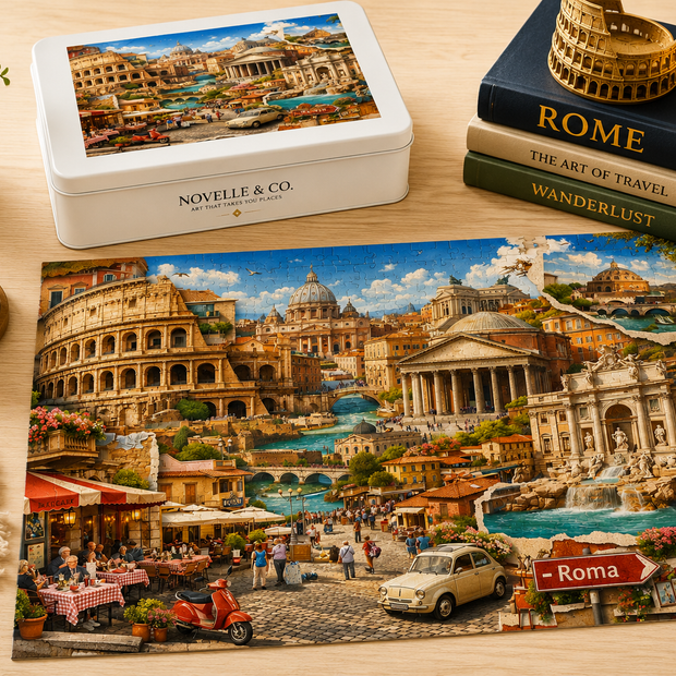 Rome Cityscape Puzzle by Novelle & Co