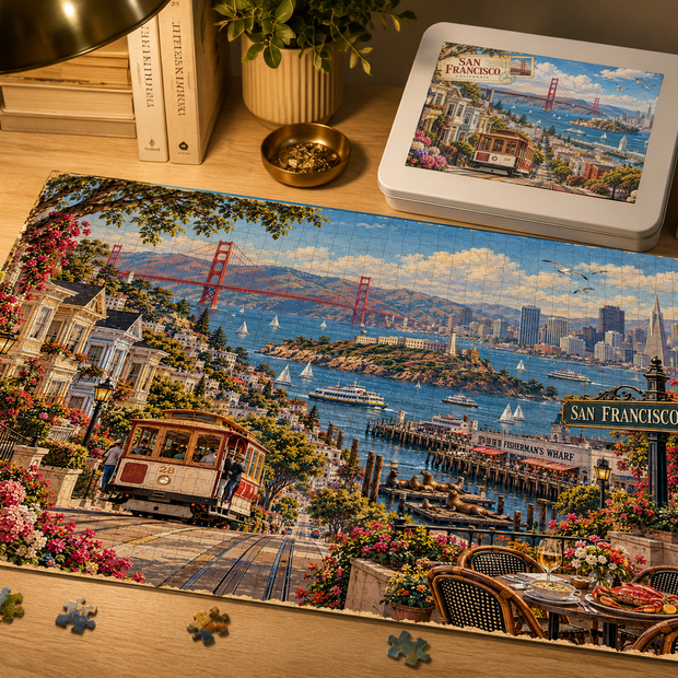 San Francisco Cityscape Puzzle by Novelle & Co