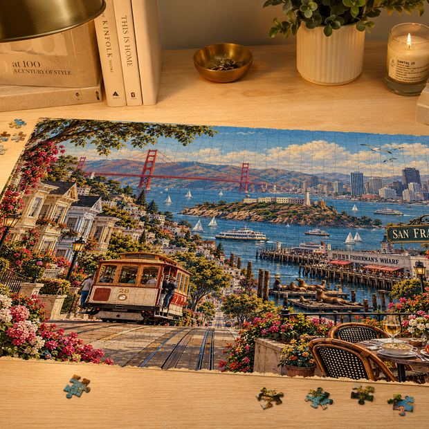 San Francisco Cityscape Puzzle by Novelle & Co