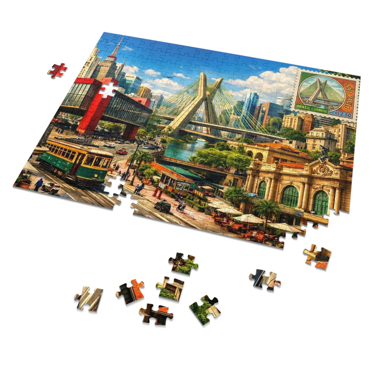 Sao Paulo Cityscape Puzzle by Novelle & Co