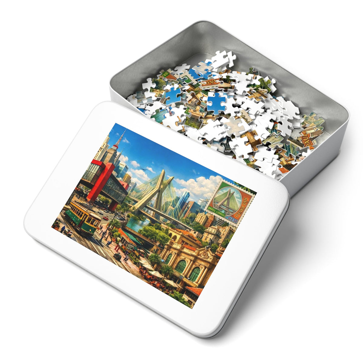 Sao Paulo Cityscape Puzzle by Novelle & Co