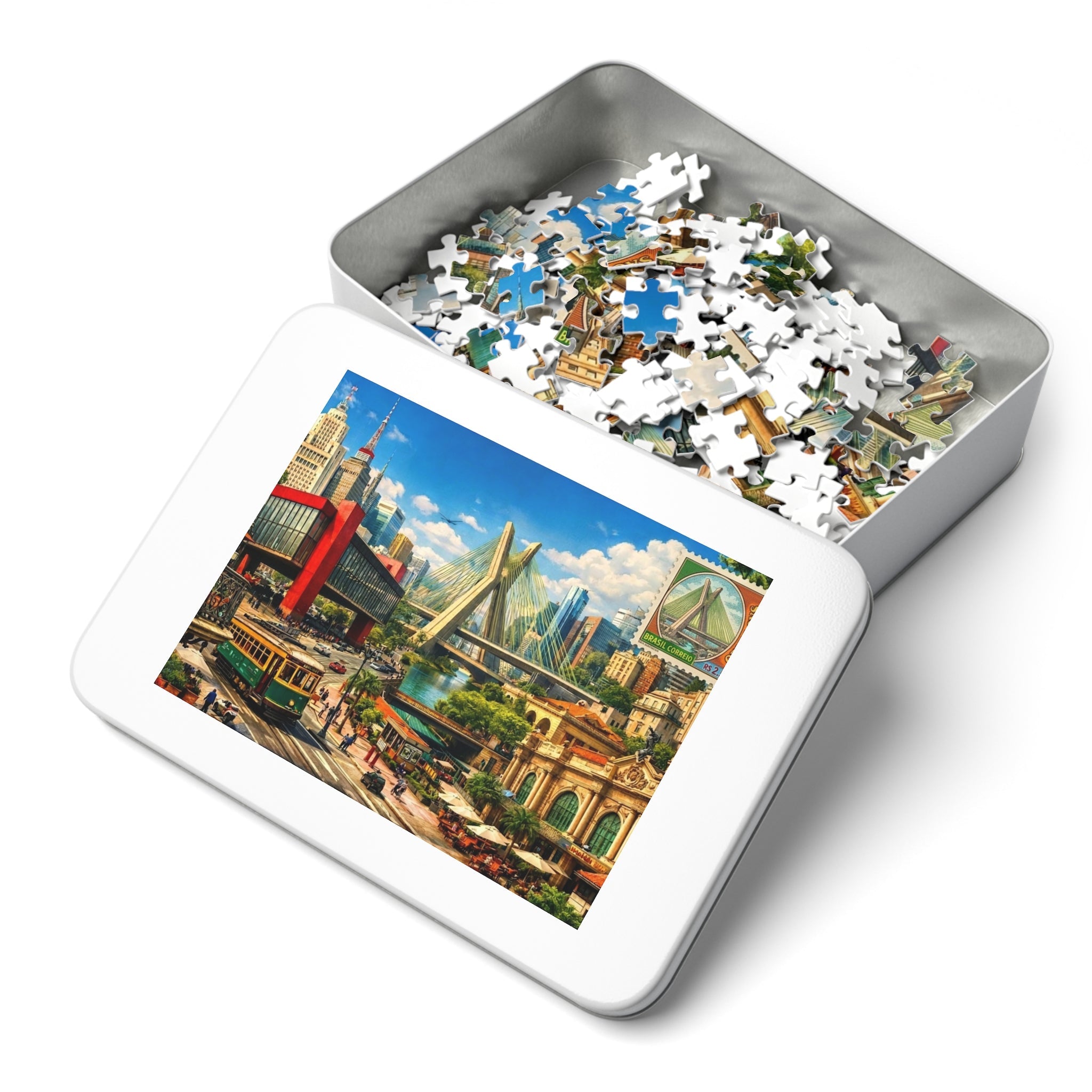 Sao Paulo Cityscape Puzzle by Novelle & Co