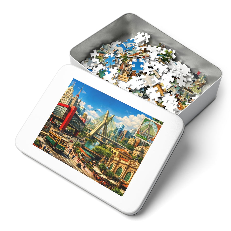Sao Paulo Cityscape Puzzle by Novelle & Co