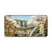 Singapore Cityscape Desk Mat by Novelle & Co
