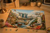 Singapore Cityscape Puzzle by Novelle & Co