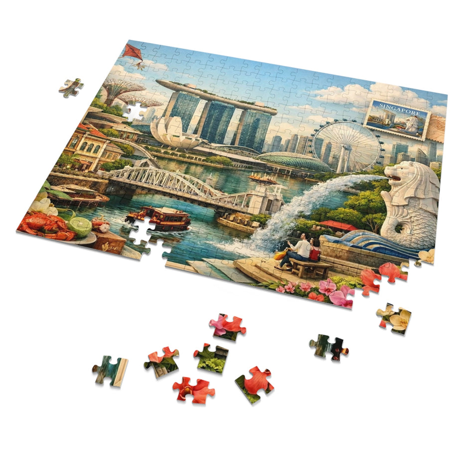 Singapore Cityscape Puzzle by Novelle & Co