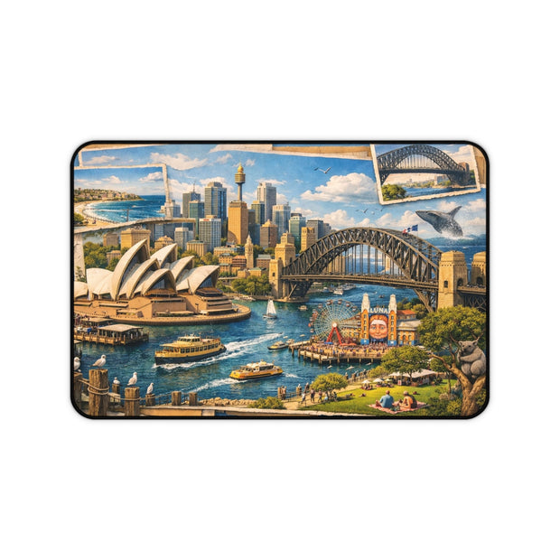 Sydney Cityscape Desk Mat by Novelle & Co