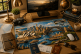 Sydney Cityscape Desk Mat by Novelle & Co