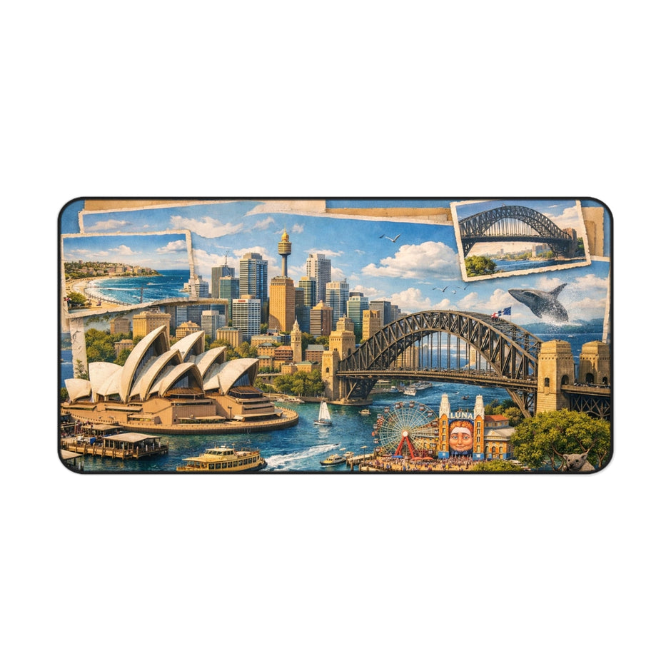 Sydney Cityscape Desk Mat by Novelle & Co