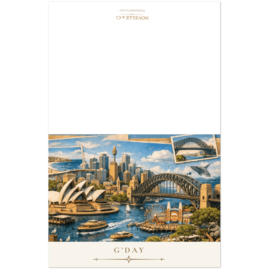 Sydney Cityscape Greeting Card Set by Novelle & Co