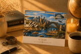 Sydney Cityscape Greeting Card Set by Novelle & Co