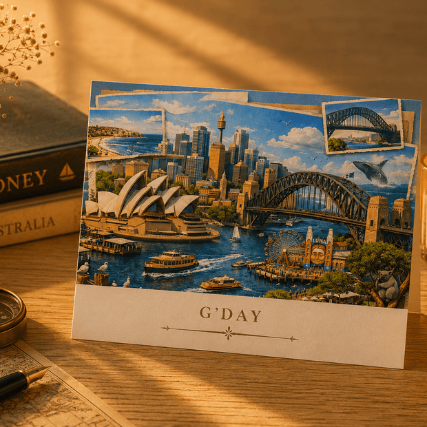 Sydney Cityscape Greeting Card Set by Novelle & Co