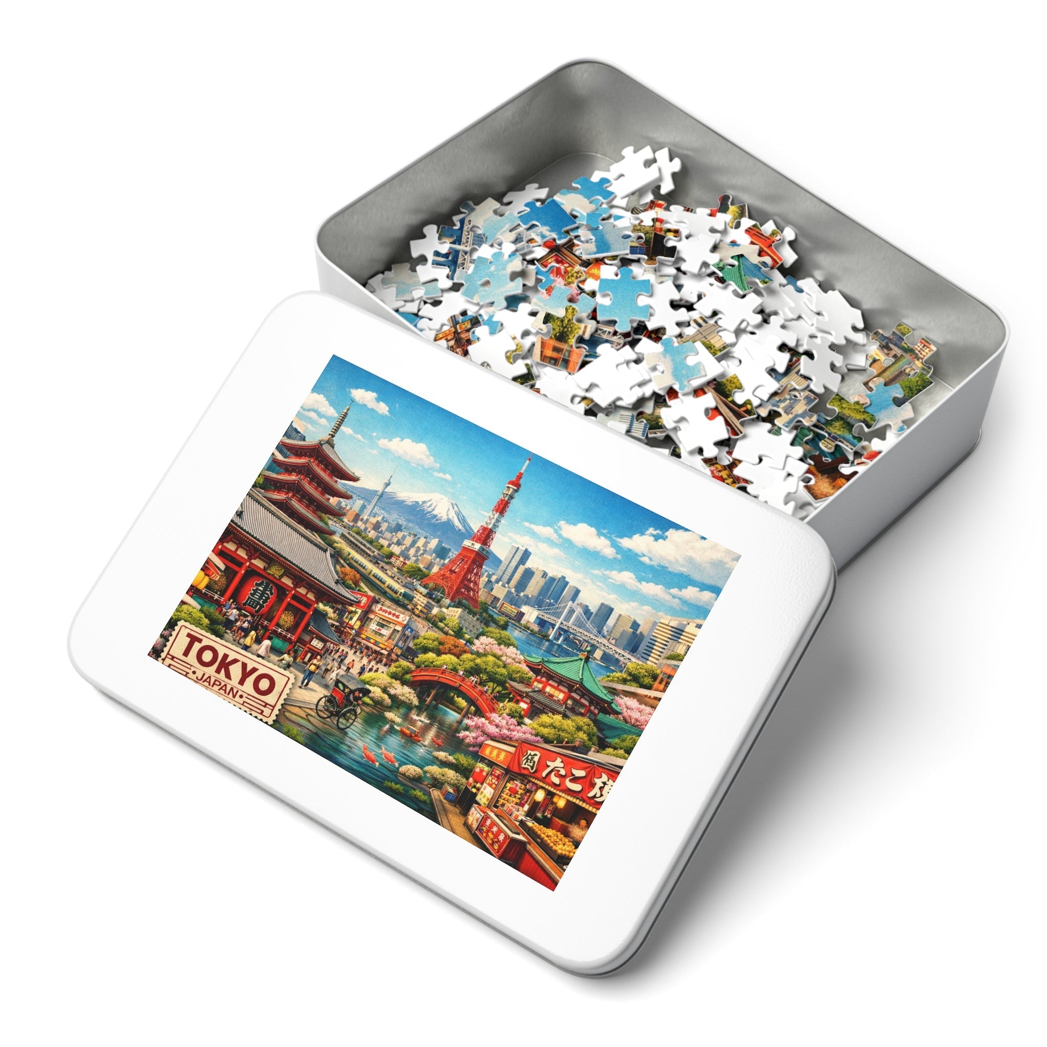 Tokyo Cityscape Puzzle by Novelle & Co