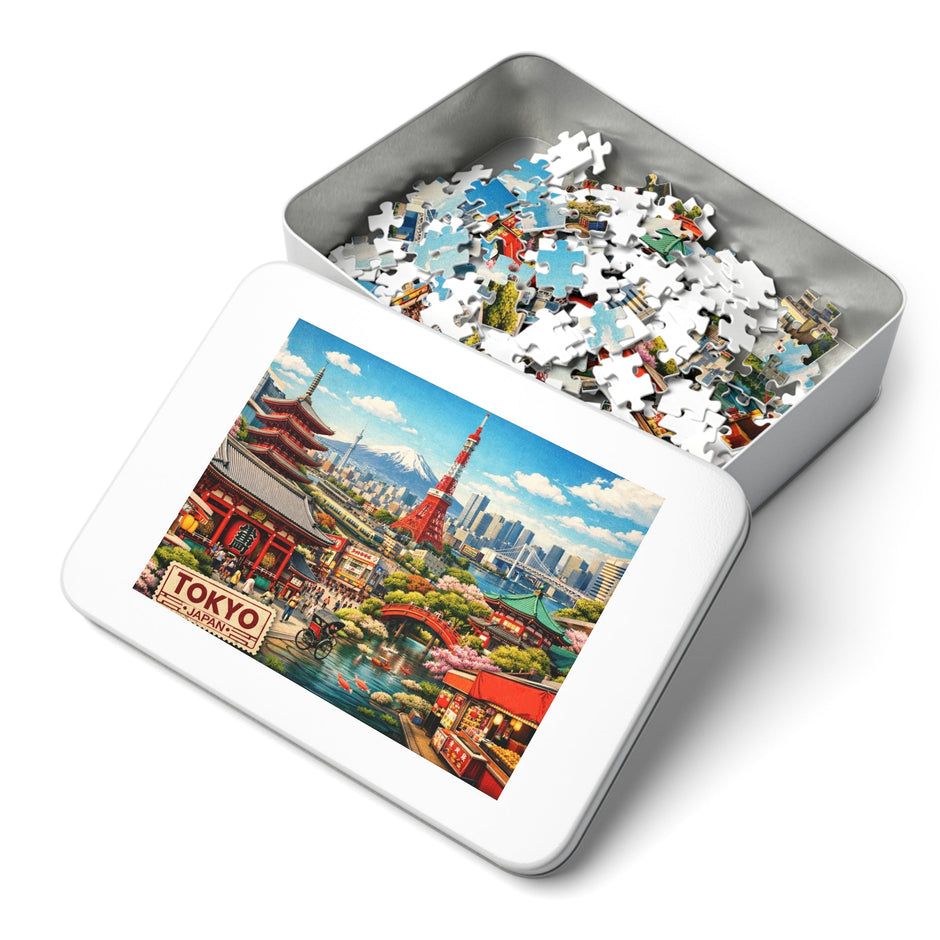 Tokyo Cityscape Puzzle by Novelle & Co