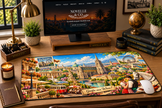 Vienna Cityscape Desk Mat by Novelle & Co