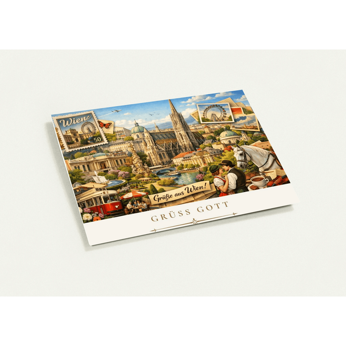 Vienna Cityscape Greeting Card Set by Novelle & Co