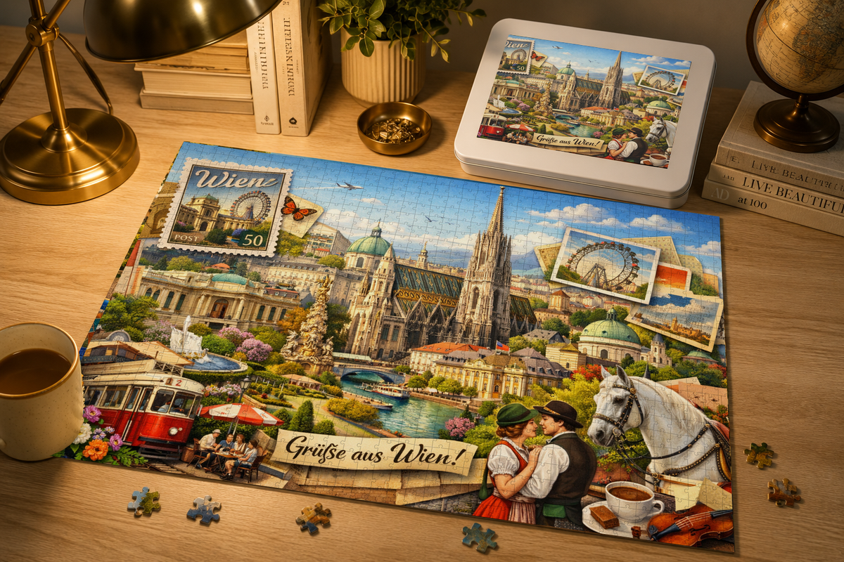 Vienna Cityscape Puzzle by Novelle & Co