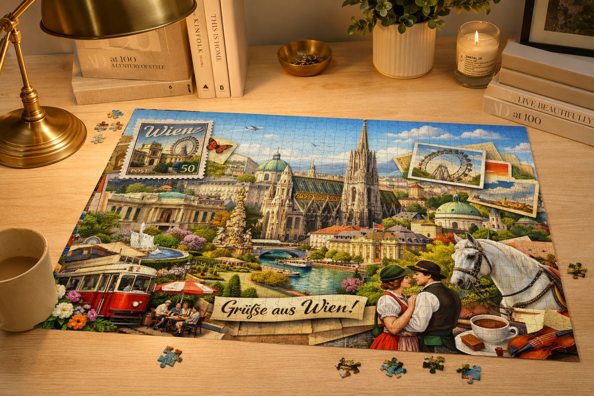 Vienna Cityscape Puzzle by Novelle & Co