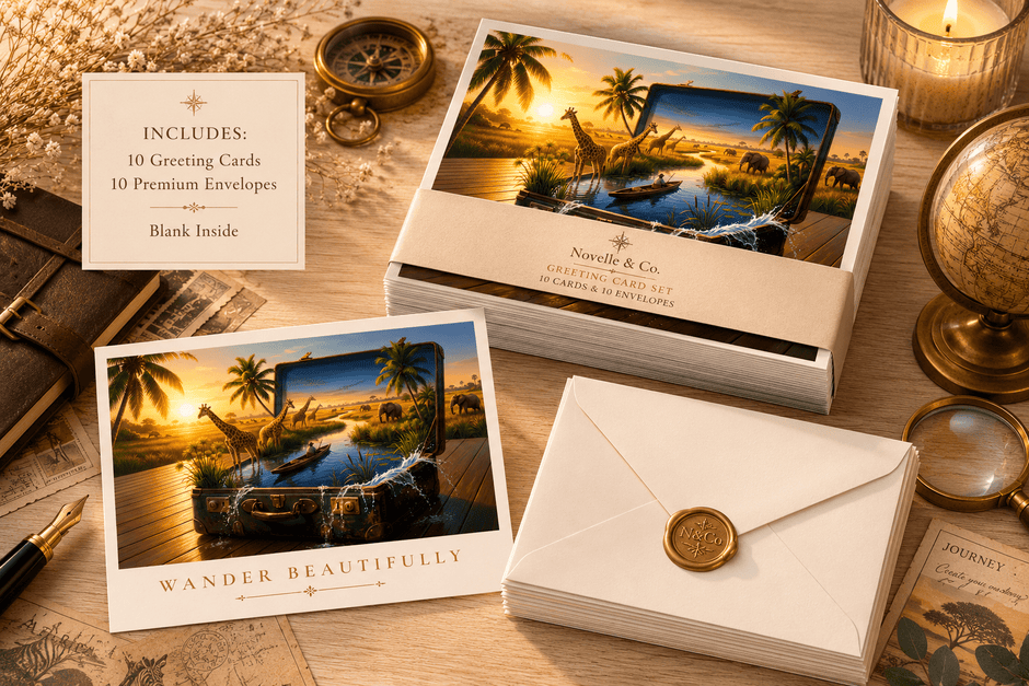 Wander Beautifully Greeting Card Set by Novelle & Co