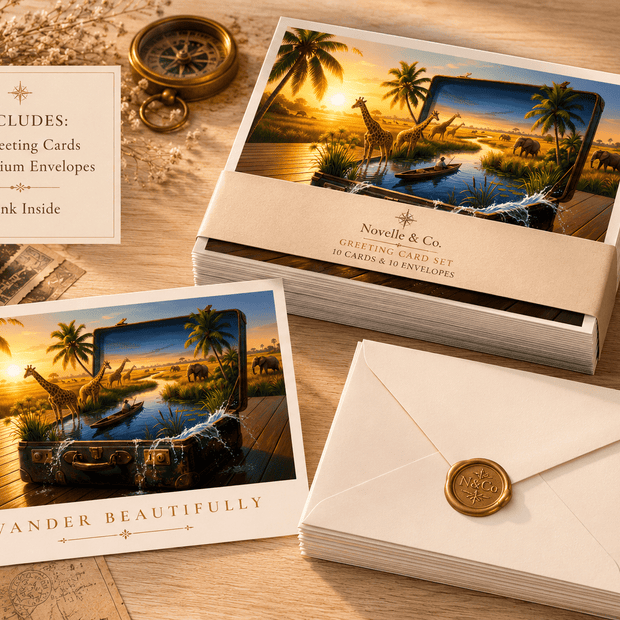 Wander Beautifully Greeting Card Set by Novelle & Co