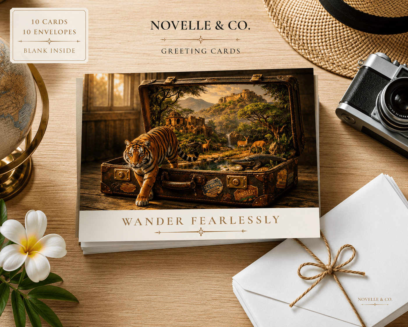 Wander Fearlessly Greeting Card Set by Novelle & Co