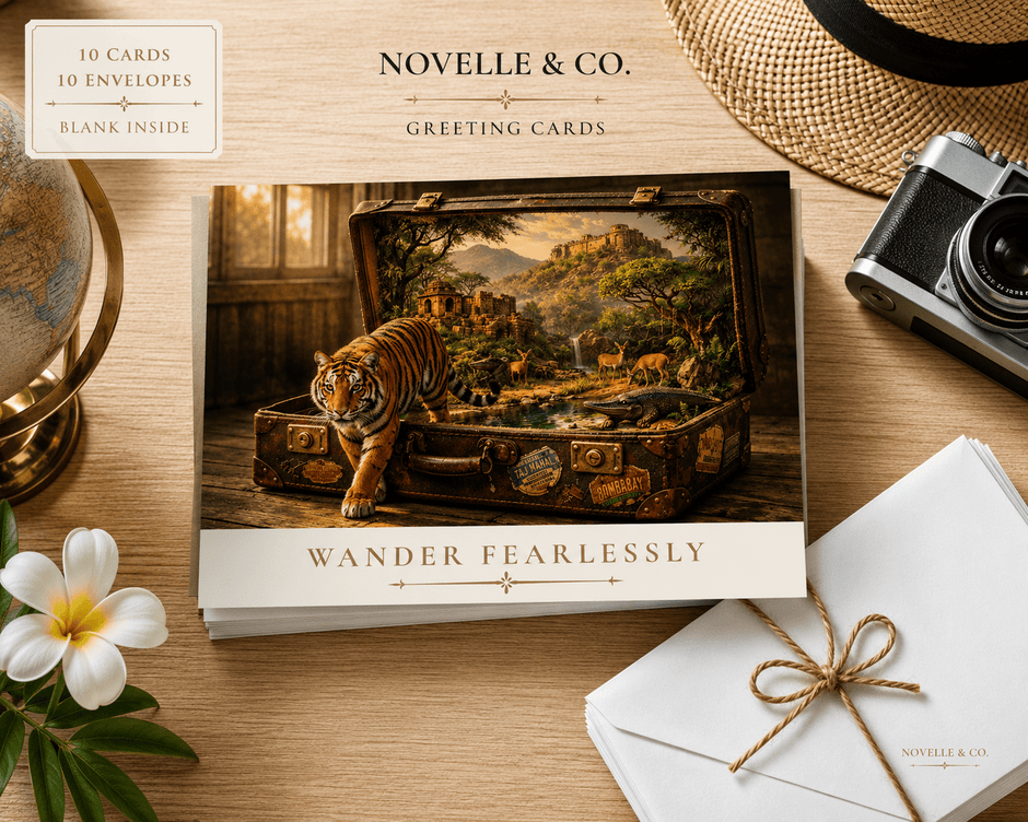 Wander Fearlessly Greeting Card Set by Novelle & Co