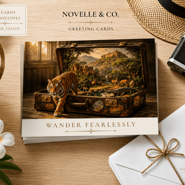 Wander Fearlessly Greeting Card Set by Novelle & Co