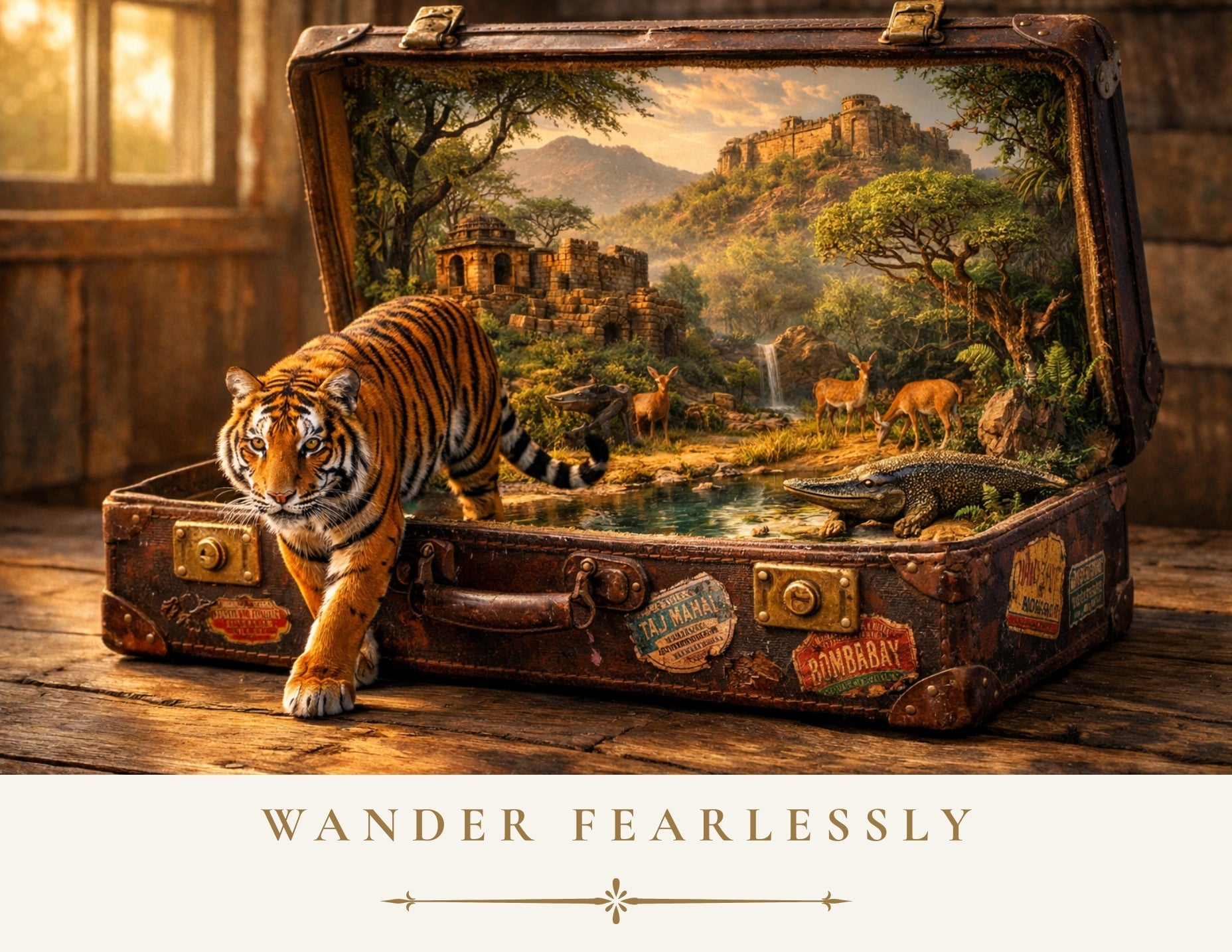 Wander Fearlessly Greeting Card Set by Novelle & Co