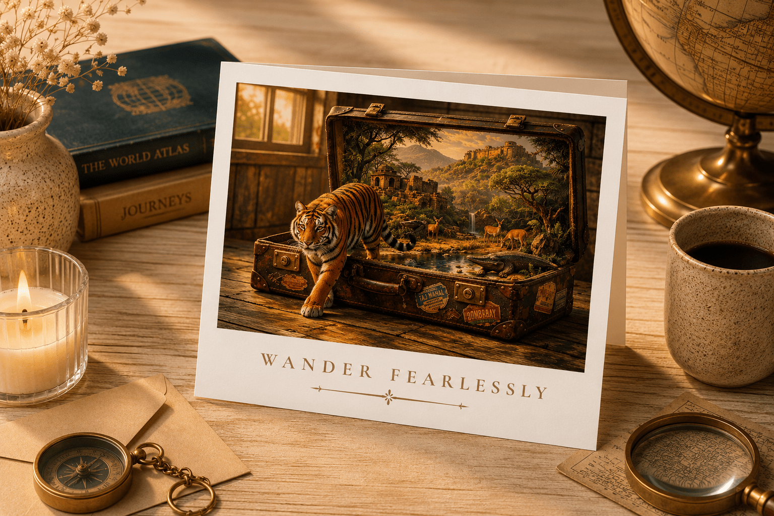 Wander Fearlessly Greeting Card Set by Novelle & Co