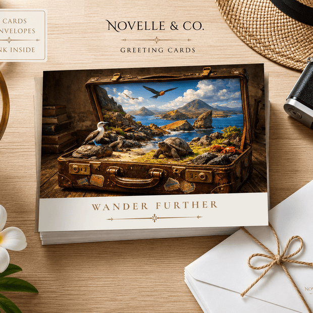 Wander Further Greeting Card Set by Novelle & Co